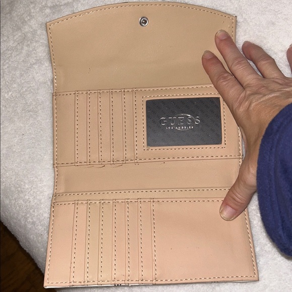 Guess Brown and Cream Logo Satchel - Picture 4 of 7